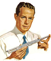Man with Slide Rule